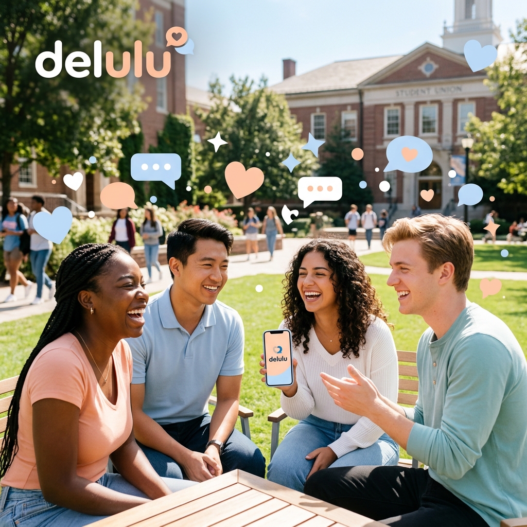 Happy College Students